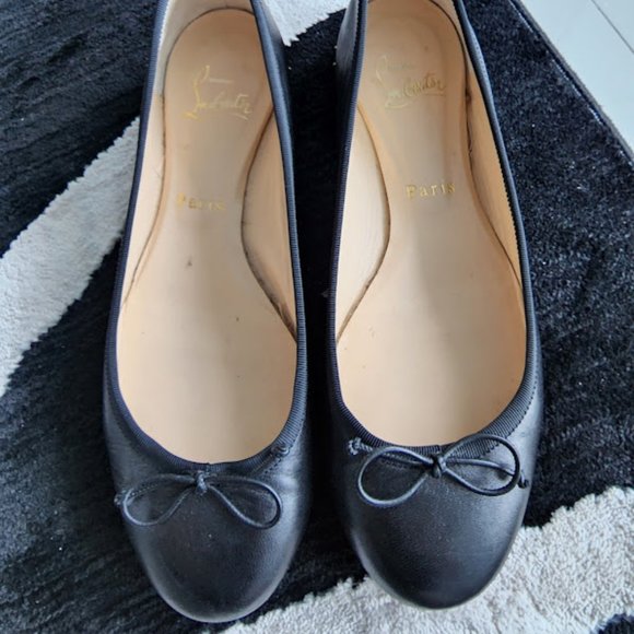 Christian Louboutin Shoes - Christian Louboutin Womens La Massine Spike Flat Shoes Size 37